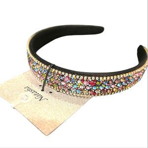 Natasha Couture Vibrant Crystal Embellished Headband